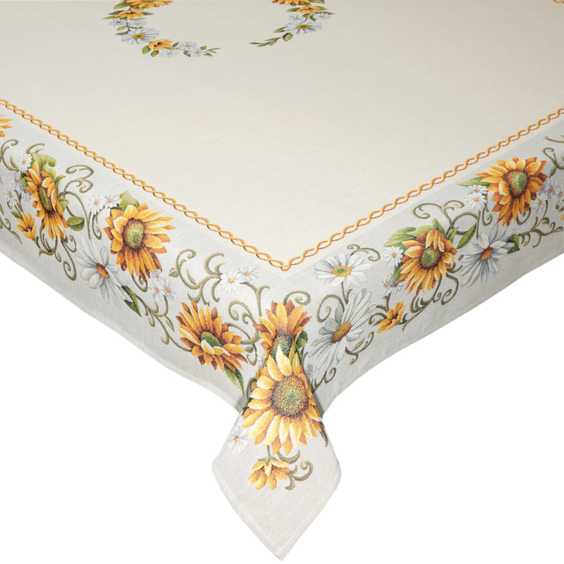 Wandteppich-tischdecke 140x240 "sonnenblumen