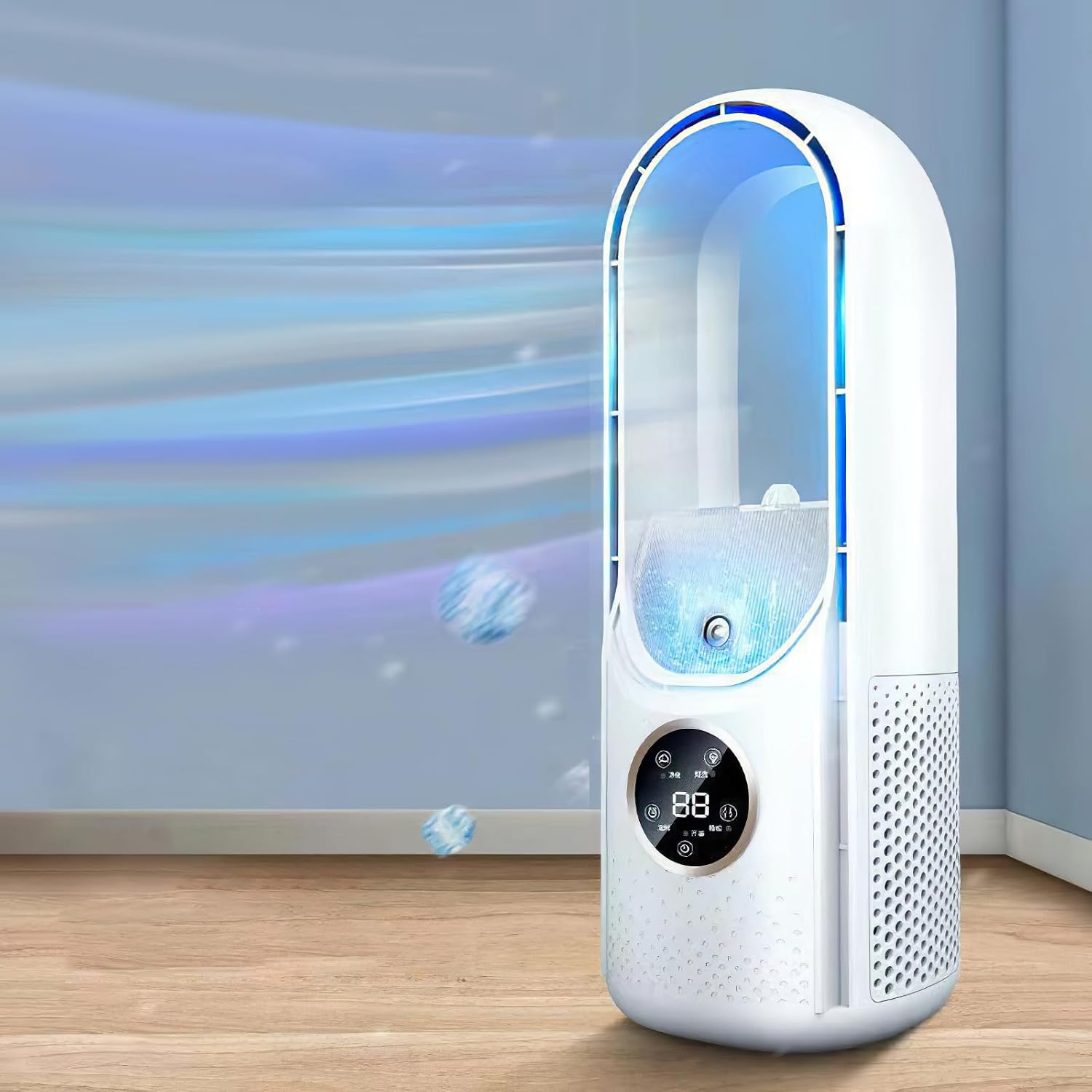 3-in-1-ventilator, Verdunstungsluftkühler, Weiß – Leise Und Effizient, Ideal Für Den Heimgebrauch