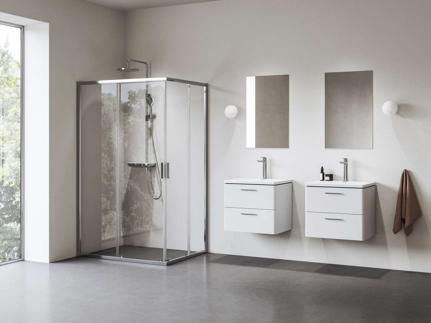 Ravak Blix Ii - Duschtür Nblrv2k-90, 90x195 Cm, Chrom/klarglas 1xm70c00z1