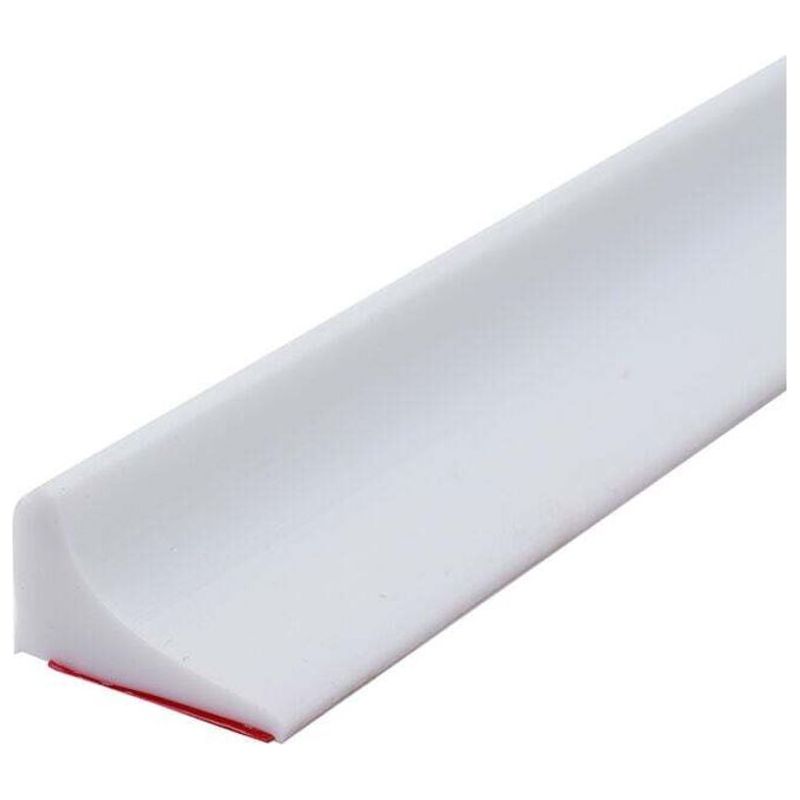 200 Cm Breite, Faltbare Duschabtrennung Aus Silikon, Wasserdicht Und Schimmelresistent, Einfache Montage Dank Kleberückseite, Weiß