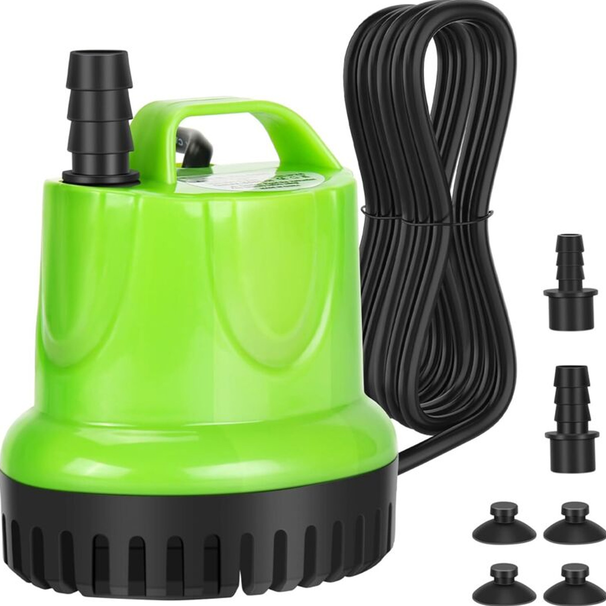 25-w-tauchpumpe Mit 1200 L/h Förderleistung, Hochleistungs-tauchpumpe, Trockenlaufschutz, Extrem Leiser Betrieb Für Springbrunnen, Aquarien, Fischbecken, Hydrokulturen Und Teiche