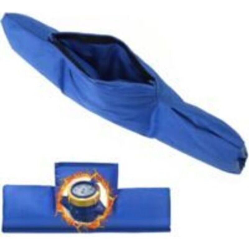 Isolierte Baumwoll-wasserzählerabdeckung, Wasserdicht, Dick, Rund, Quadratisch, Universell (blau)
