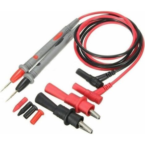 2 Multimeter-messleitungen, 20-a-krokodilklemmen-messkabel, Voltmeter, Elektrizität