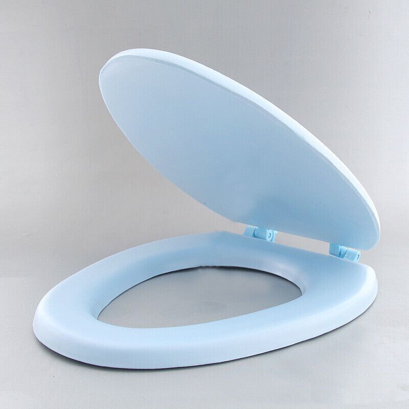 – Dickwandiger Eva-toilettensitz Mit Automatischer Absenkung – Einfache Montage Für Standard-o-toiletten – Abmessungen: 410–430 Mm X 340 Mm