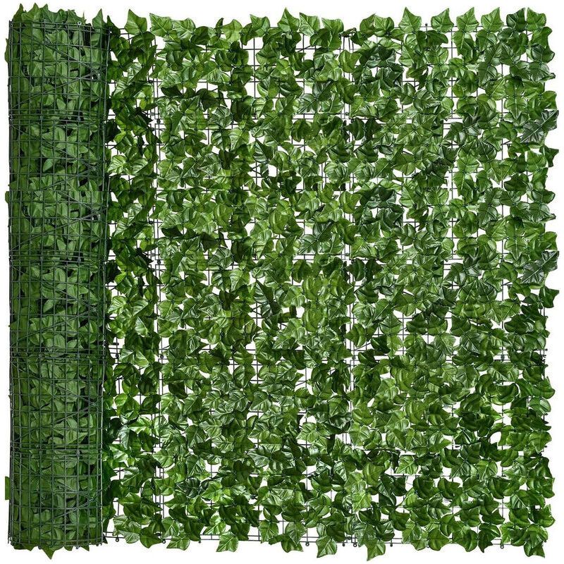 Künstlicher Efeu-zaun 50 X 300 Cm – Langlebiger Sichtschutz Für Garten, Sichtschutz Im Außenbereich, Grüne Dekoration
