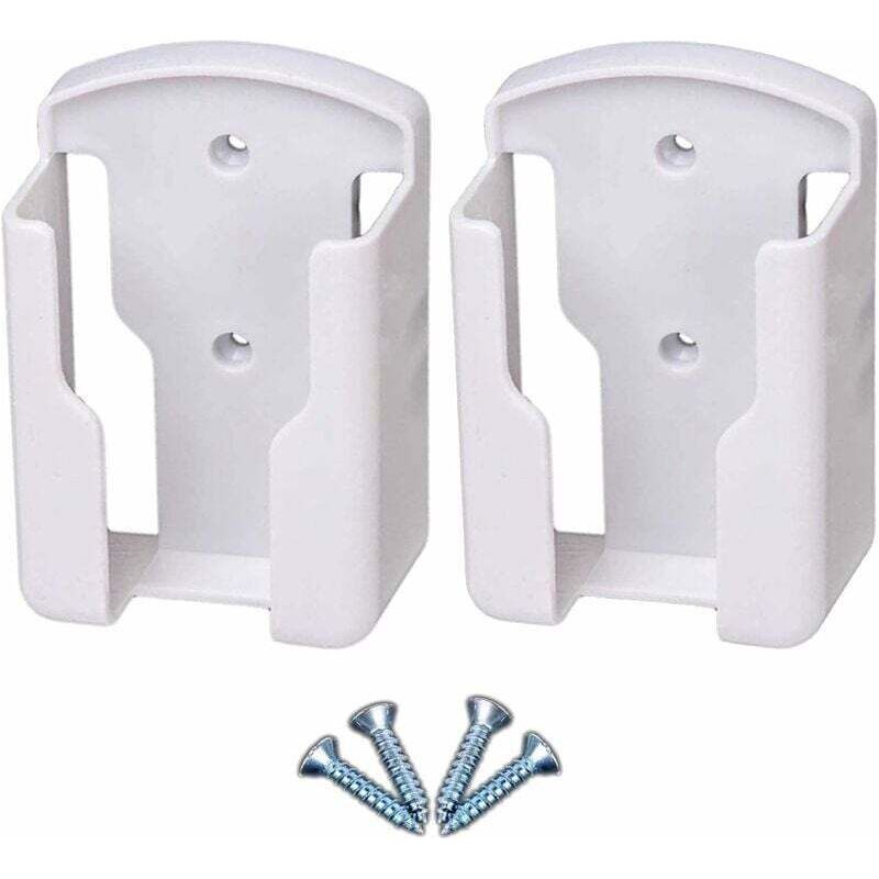 Wandmontierte Fernbedienungshalterung, Aufbewahrungsbox Für Fernbedienungen Bis 64 Mm, 2er-pack, Aus Robustem Abs-material