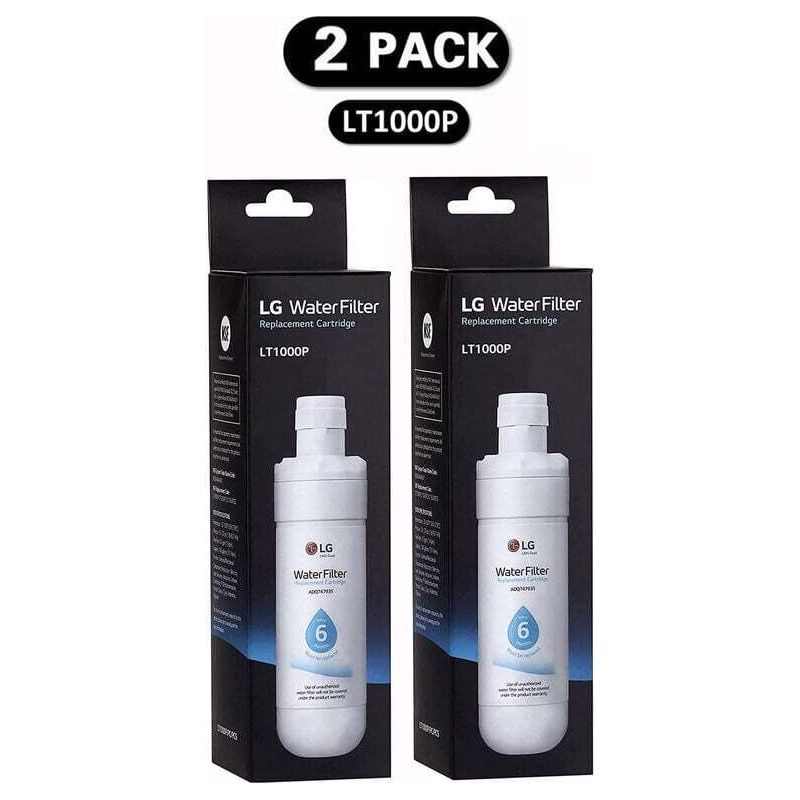 2er-pack Lt1000p Kühlschrank-wasserfilter. Kompatibel Mit Den Modellen Lt1000p, 1000p Und Adq74793501. Einfacher, Werkzeugloser Austausch.