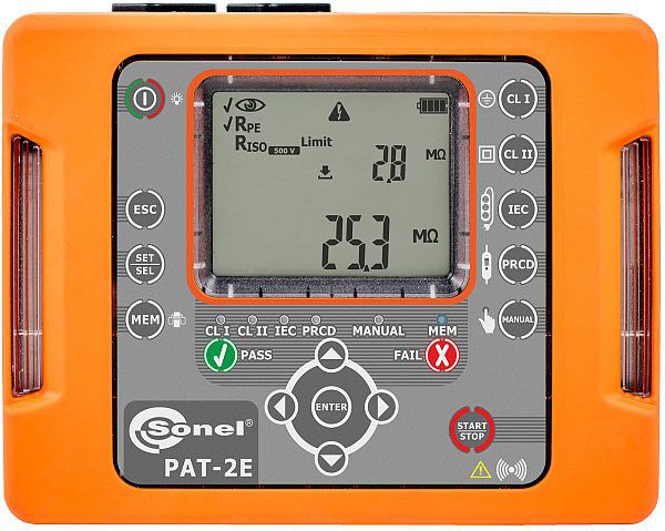 Elektrikerwerkzeug Sonel Pat-2e Batterie Speicher Integriert