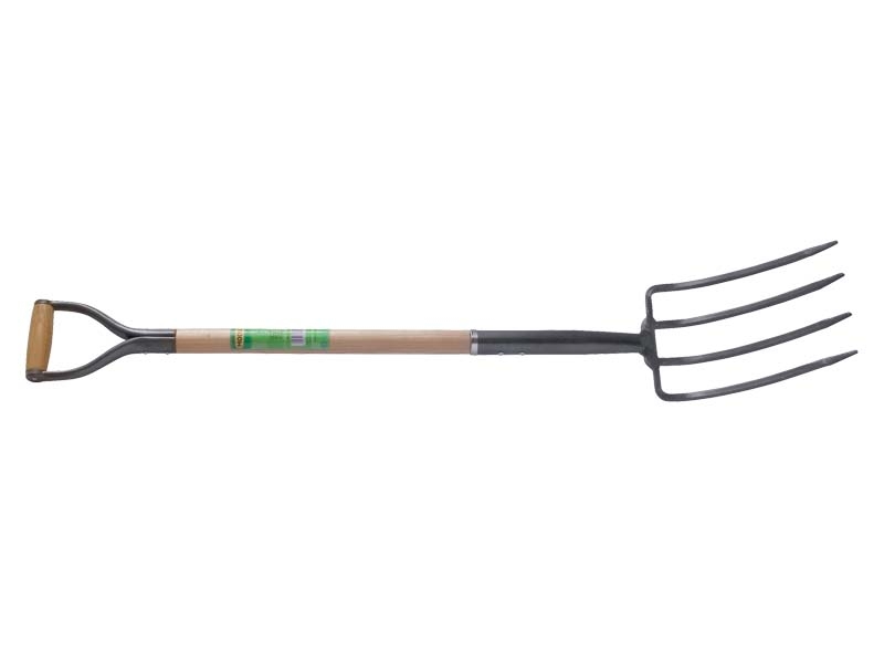 Gartenforke Modeco Mn-79-375 Holzgriff Gehärtet Lackiert