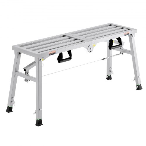 Arbeitsplattform 500-740 Mm, Zusammenklappbare Trittleiter Aus Legiertem Stahl, Tragbare Arbeitsbühne, Tragkraft 180 Kg, Trittbank Hocker Zum Malen Von Trockenbauwänden, Reinigen, Waschen