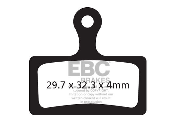 Cfa614hh - Ebc Bremsbeläge Aus Sintermetall Für Fahrräder