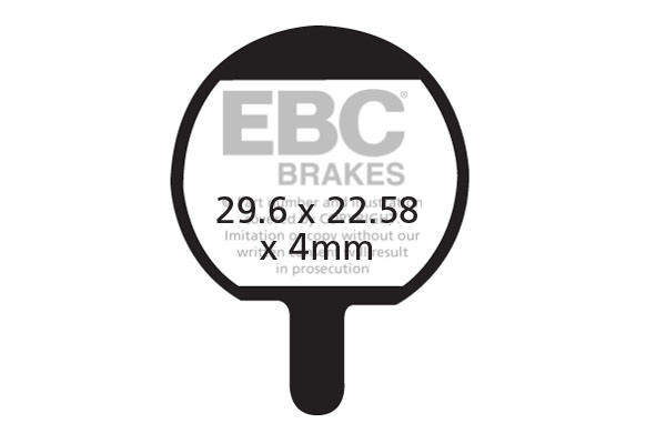 Cfa421 - Ebc Bremsbeläge Für Fahrräder (organisch)