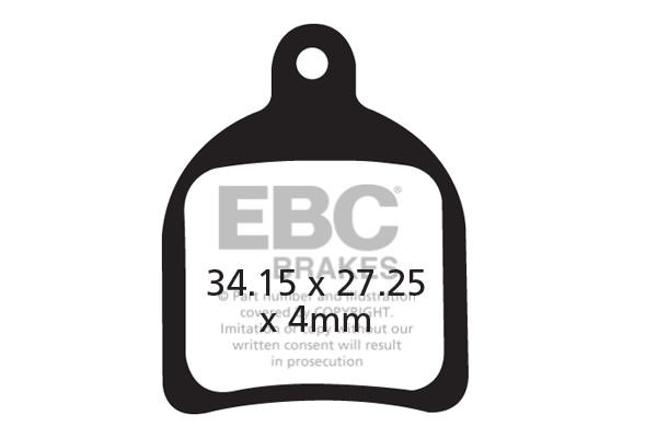 Cfa422 - Ebc Bremsbeläge Für Fahrräder (organisch)