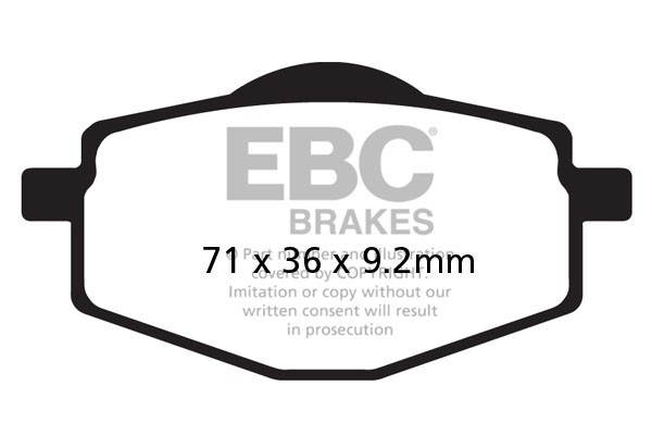 Ebc Fa101r Bremsbeläge (satz Für 1 Bremsscheibe)
