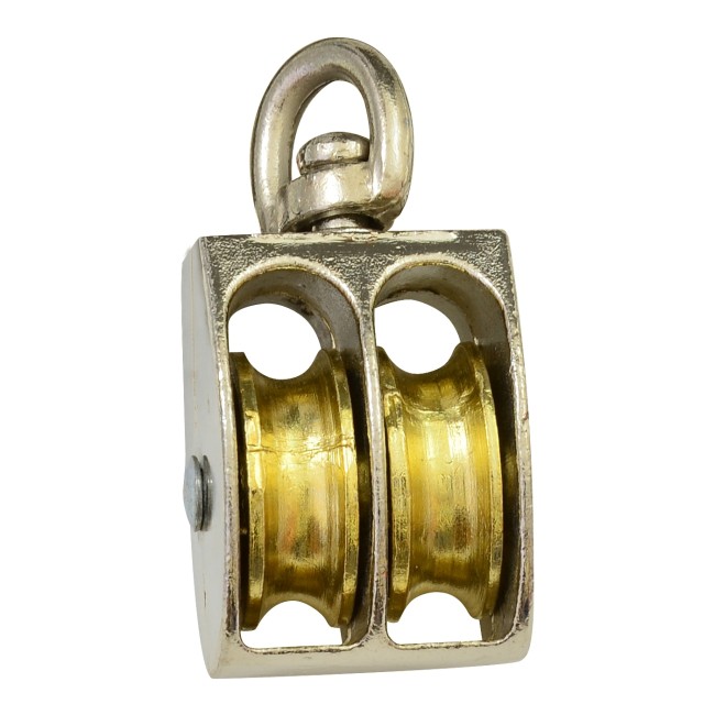 Doppelt Vernickelte Seilrolle 3/4' - Bl3/4 Pod