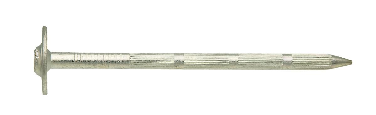 Gehärtete Nägel Mit Unterlegscheibe, Verzinkt, 3,5 X 35 Mm – 5,0 Sto – Gup3,5 X 35 Zn