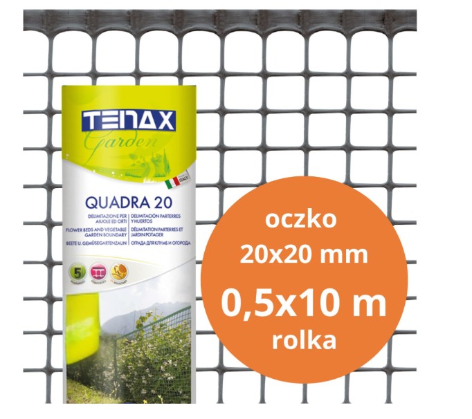 Pvc Quadra 20 Graphitgewebe 0,5 M × 10 Mb (20 Mm – 10,0 Mb – S-b 01185g)