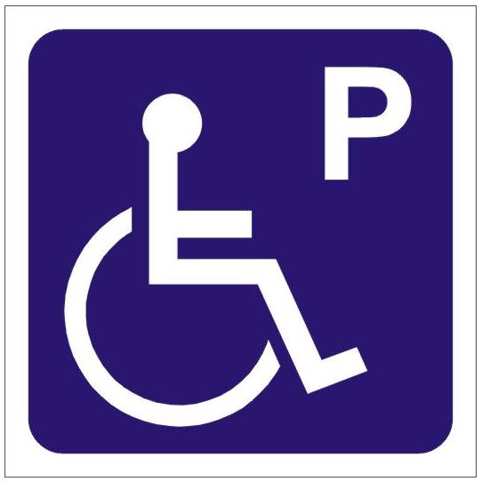 Parkschild Für Behinderte - Tab Tbi-87