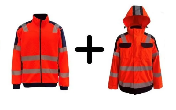 Regenmantel Mit Futter, Orange, Größe Xxl - Be Jk433/xxl