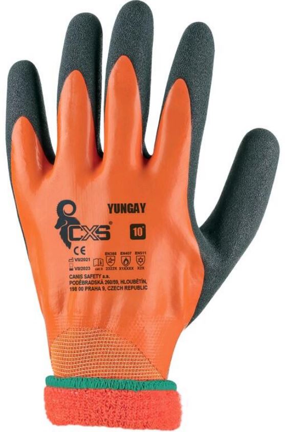 Beschichtete, Isolierte Handschuhe Cxs Yungay 9 - 12.0 Par - Rek Cx5 8960