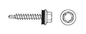 Selbstbohrende Schraube 4,8 X 50 Mm Ral 8004 - Wsb 50 8004