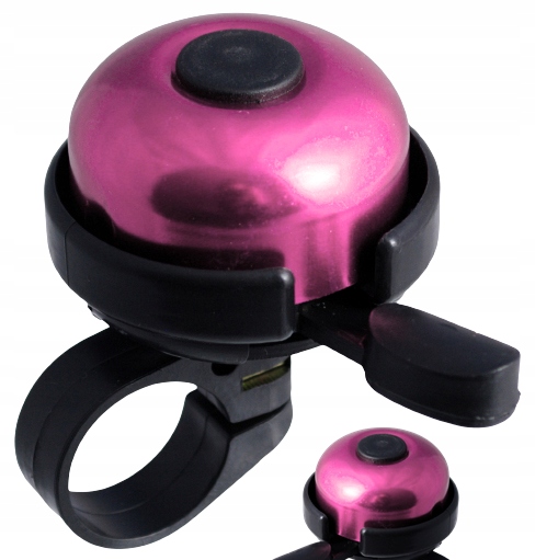 Fahrradklingel, Pink, Mini, Aluminium, Laut