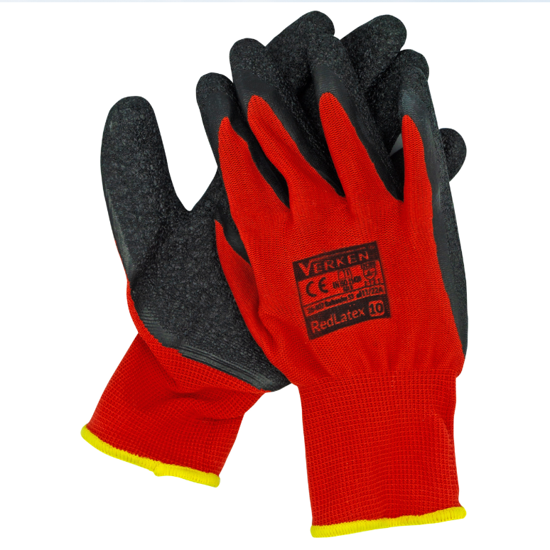 010845 Virage- Arbeitshandschuhe Rse Kd 614 (rotes Latex)