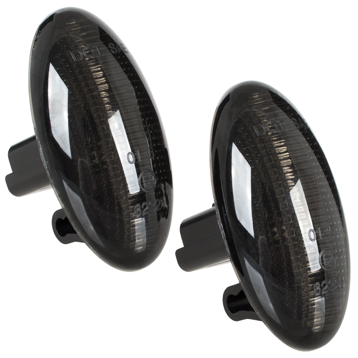 Peugeot 1007, 107, 108, 206, 206+, 301, 307, 4007, 407, 607 Expert, Partner, Traveller Led-seitenblinker, Abgedunkelt, Dynamisch, 2er-set
