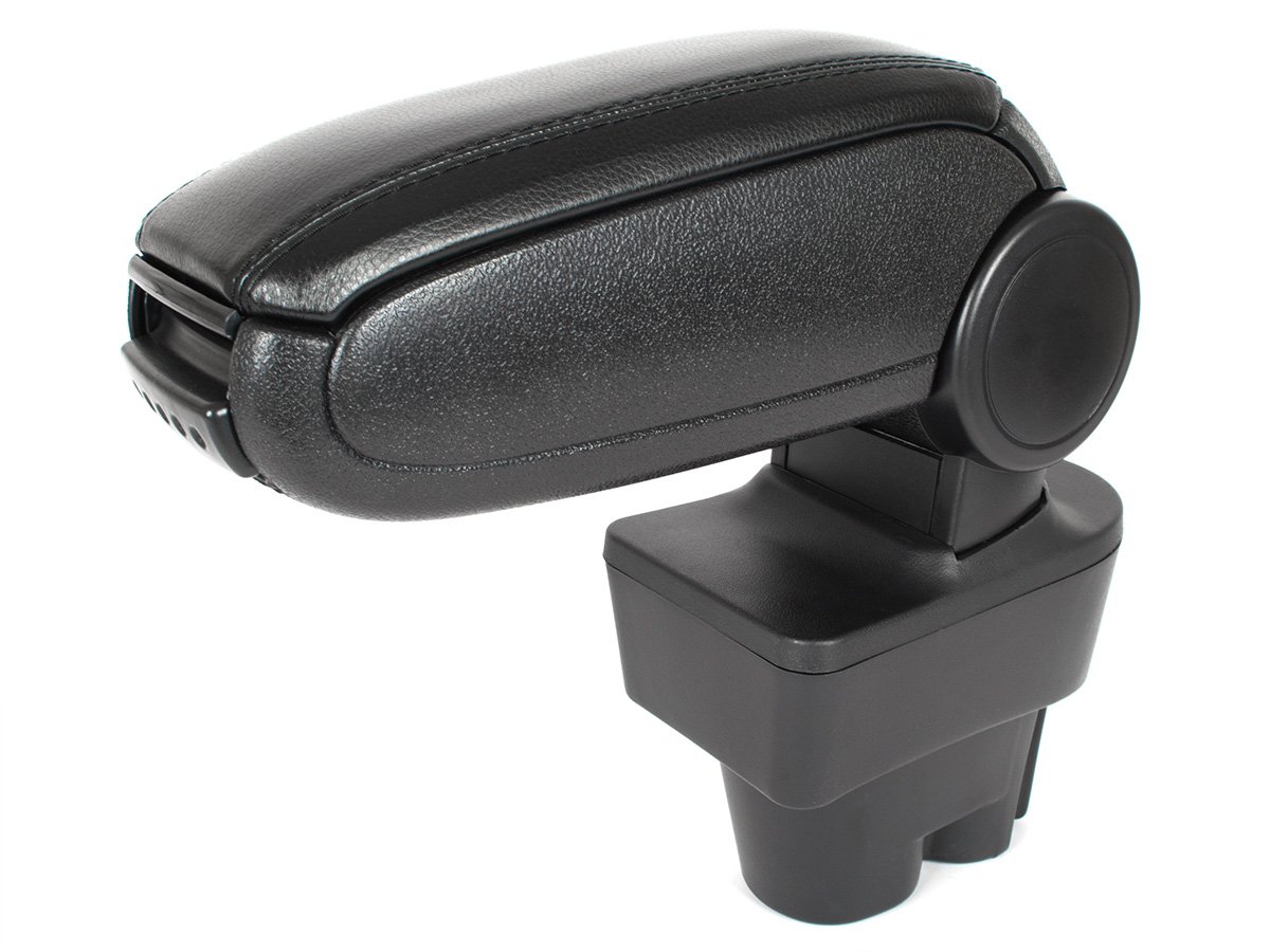 Peugeot 207 2006- Kpl Armlehne Schwarzes Kunstleder + Montagesatz