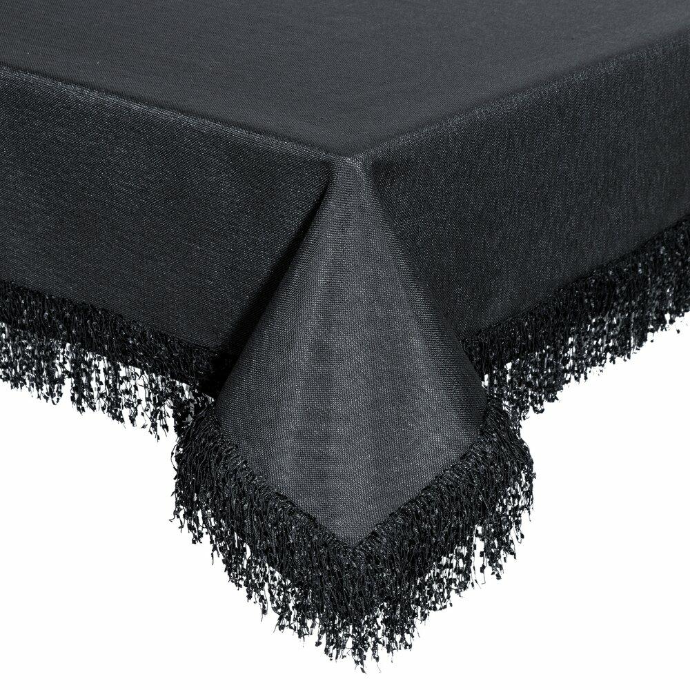 Elegante Jaspis-tischdecke 140x260 Schwarz