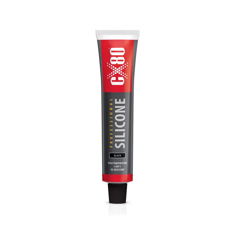 Professionelle Schwarze Silikonflasche 80 Ml + Applikator - Cx-60107