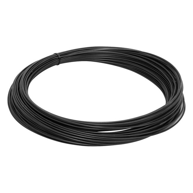 Pvc-ummantelter, Verzinkter Draht. 3,0 X 3,8 Mm, Schwarz – 5,0 Kg – Dru 3,6 Pw C