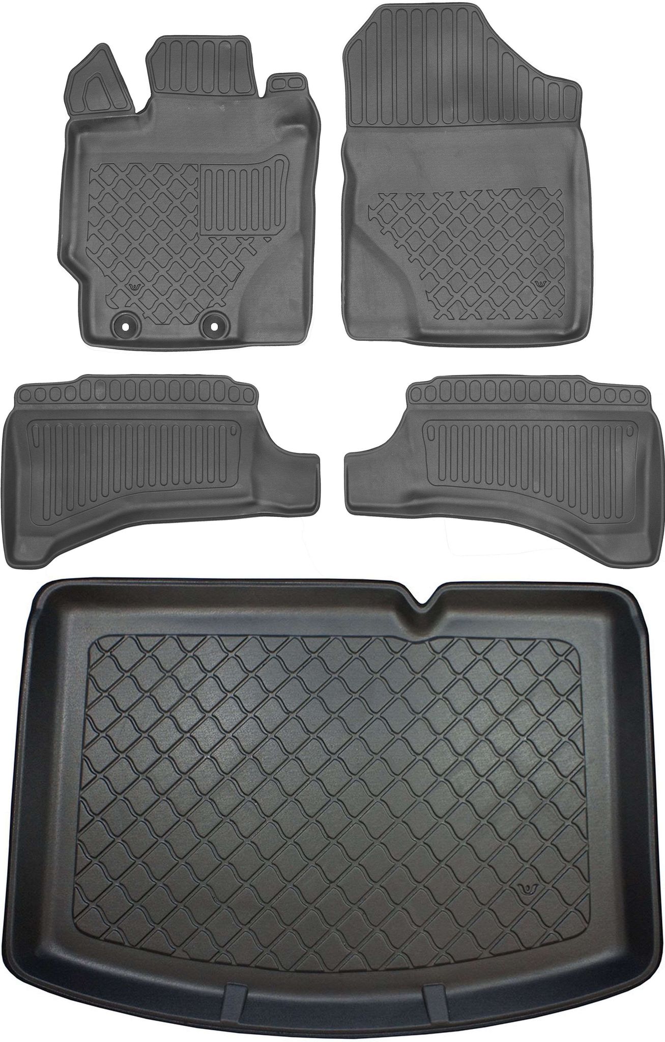 Toyota Yaris Iii Schrägheck (09.2011–12.2014) – Automatten + Kofferraummatte