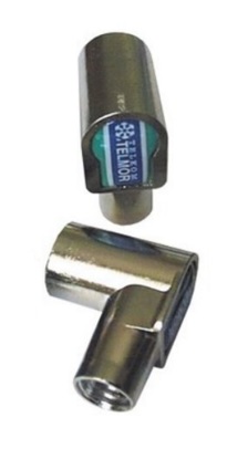 Iec-typ Abgewinkelter Metall-schraubantennenstecker - Ss2564-wiec