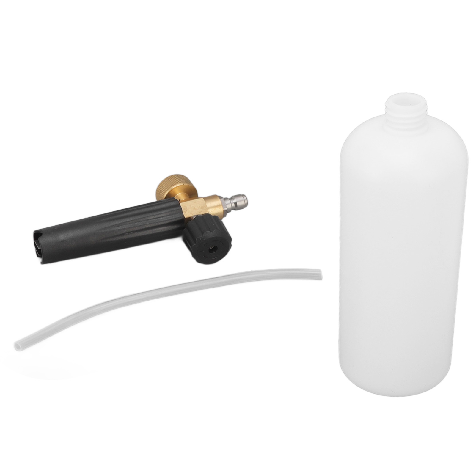 1-liter-multifunktions-schaumsprühflasche Für Die Autowäsche, Mit G1/4-schnellanschluss Und Kupferlanze Für Den Außeneinsatz.
