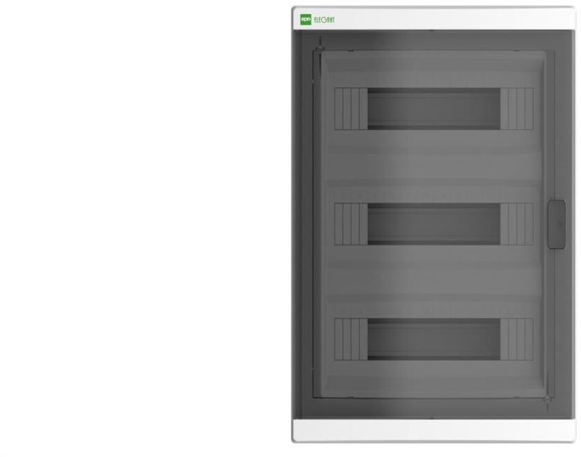 Elektroverteiler Elektro-plast Elegant 3x12 Ip40 Transparent