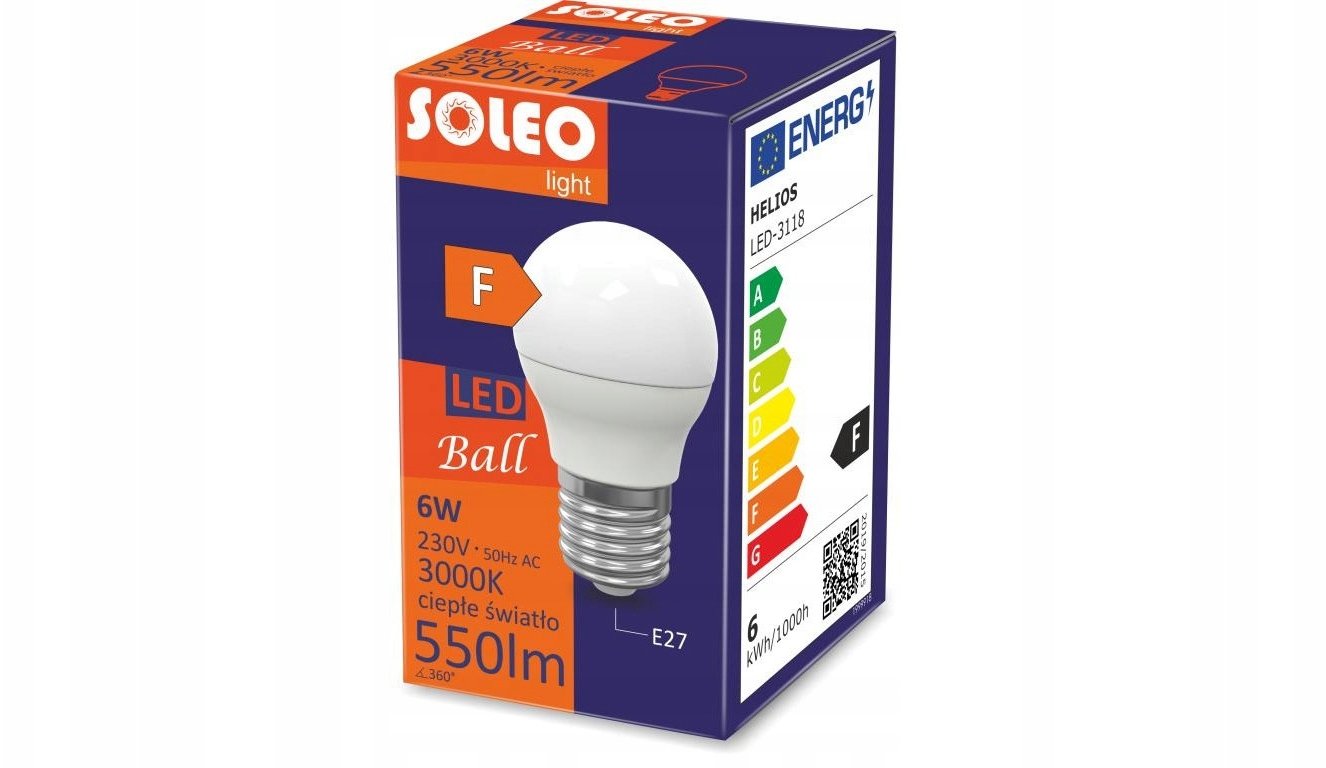 Ampoule Helios P45 6w 550lm