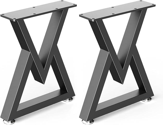 Metall-möbelbeine, Verstellbare Schrauben, Unabhängig Und Stabil, Robuste Diy-möbelbeine, Geeignet Für Couchtische Und Schreibtische, 30 X 41,5 Cm, 2er-pack, V-form