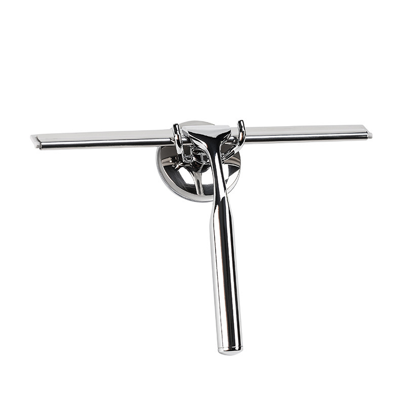 Duschabzieher, Fensterabzieher, Kunststoffwischer Mit Starkem Saugnapf Für Bad, Küche, Spiegel, Fenster Und Glasreinigung, 25,4 Cm