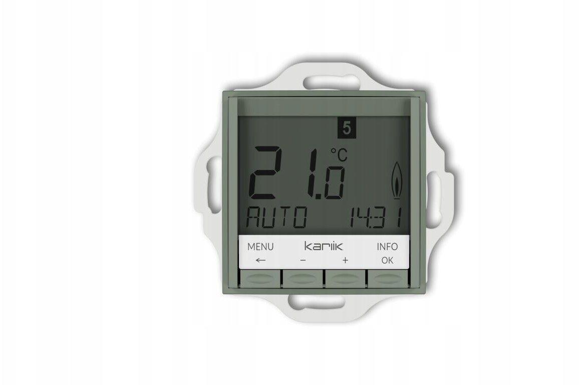 Elektronischer Temperaturregler Karlik 61mrt-3.1 Ip30 Programmierbar