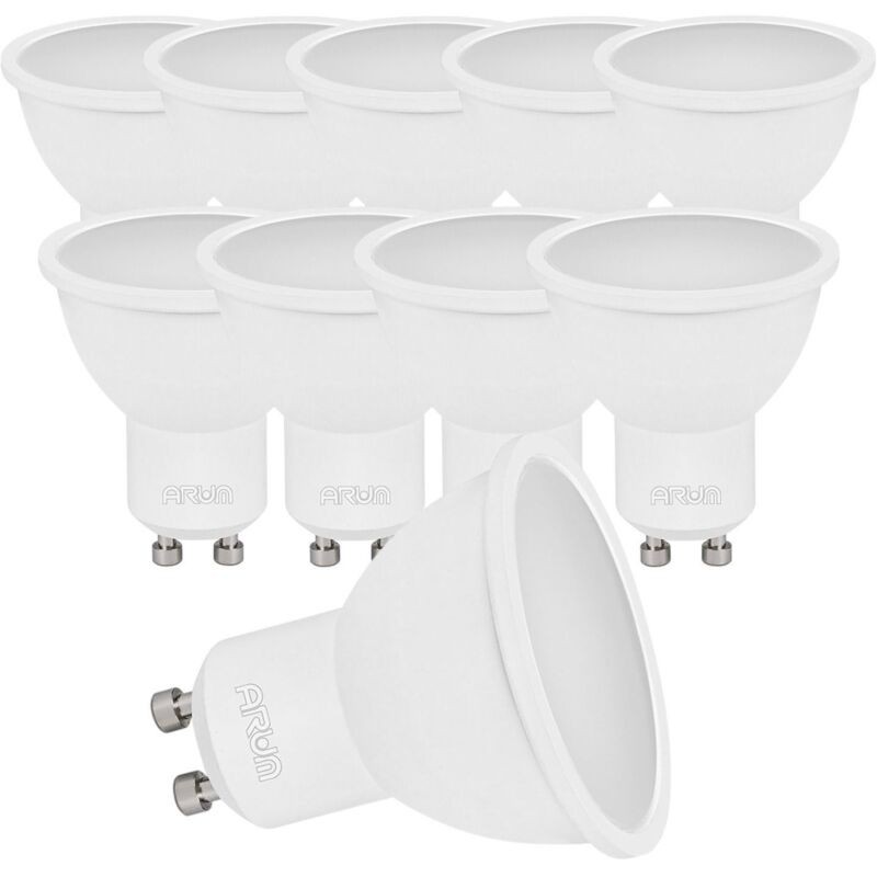 10er-pack Gu10-led-lampen, 3,5 W (entspricht 30 W), Farbtemperatur: Warmweiß 3000 K