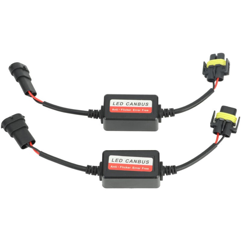 2 Stück H8 H9 H11 Led Canbus Decoder 12v Fehlerfrei Anti-flimmerfrei Für Scheinwerfer