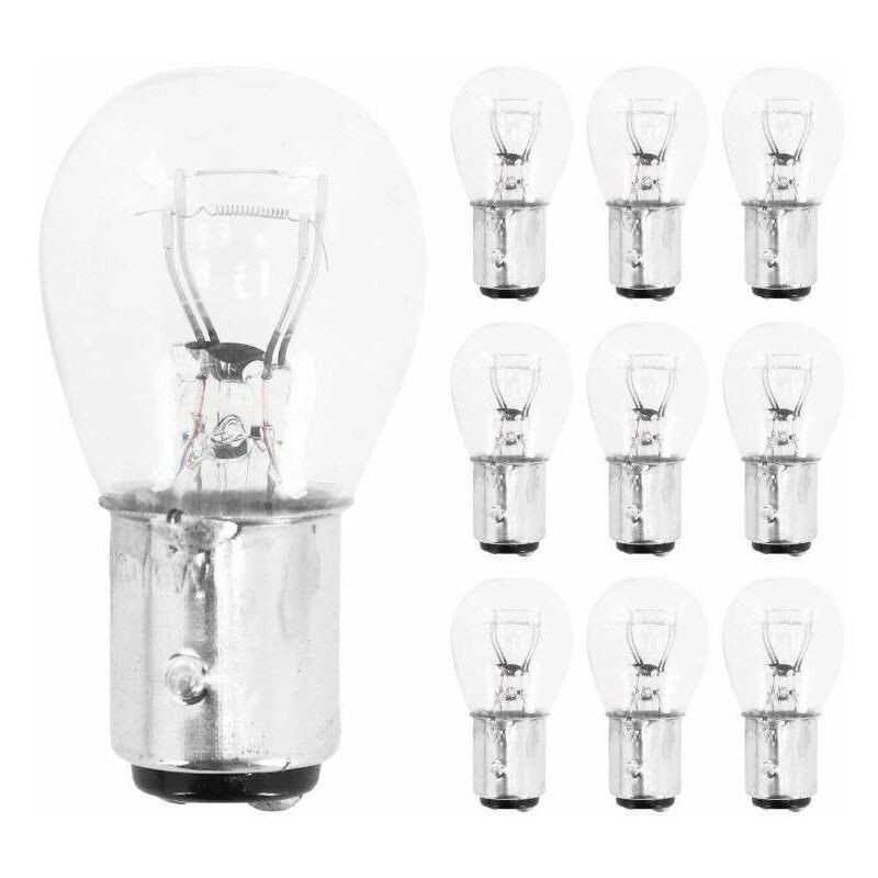 10 X 6v 21/5w Bay15d Zweifadenlampen, Universelle Diy-beleuchtung