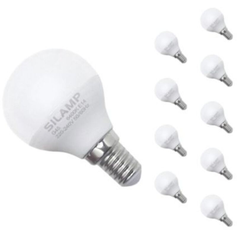 Led-lampe E14 8w 220v G45 300° (10er-pack) - Neutralweiß 4000k - 5500k -