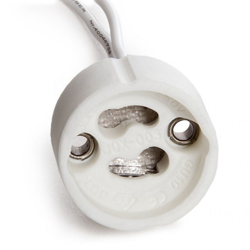 Gu10 Keramik-lampenfassung Mit 160 Mm Kabel (kd-portalgu10) - Gu10 Keramik-lampenfassung Mit 160 Mm Kabel (kd-portalgu10)