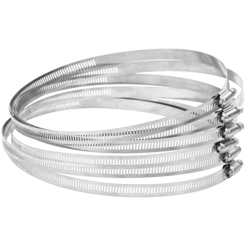 Vidaxl 6-teilige Schlauchschellen 91-165 Mm 304 Edelstahl - Vidaxl 6-teilige Schlauchschellen 91-165 Mm 304 Edelstahl