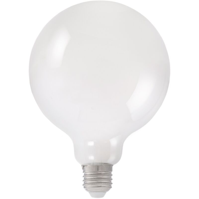 Dekorative Led-kugellampe „milky“ – E27 G125 – 6 W – 3000 K – Warmweiß