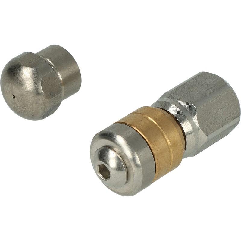Vhbw 2x Schlauchreinigerdüsen, Kompatibel Mit Kärcher K2 Home, K3 Home, K4 Home Hochdruckreiniger – 1/8"-gewinde, Drehbar + Feststehend