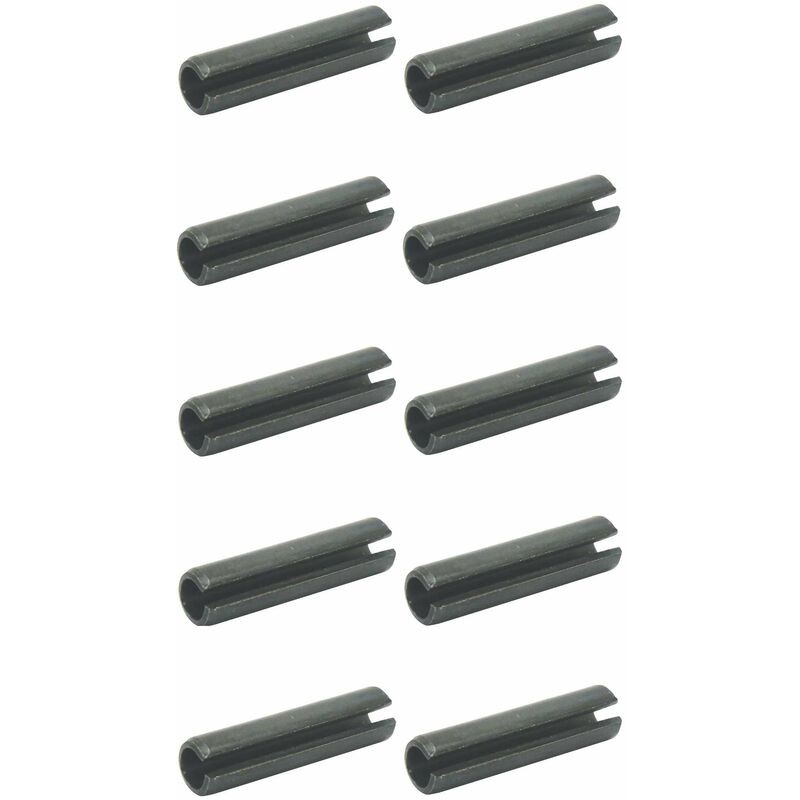 10x Verstärkte Zylindrische Geteilte Federstifte Aus Federstahl Din 1481 Iso 8752 Für Autowerkstätten, Heimwerkerprojekte An Ritzel, Riemenscheiben, Zahnradankern, 6x26mm