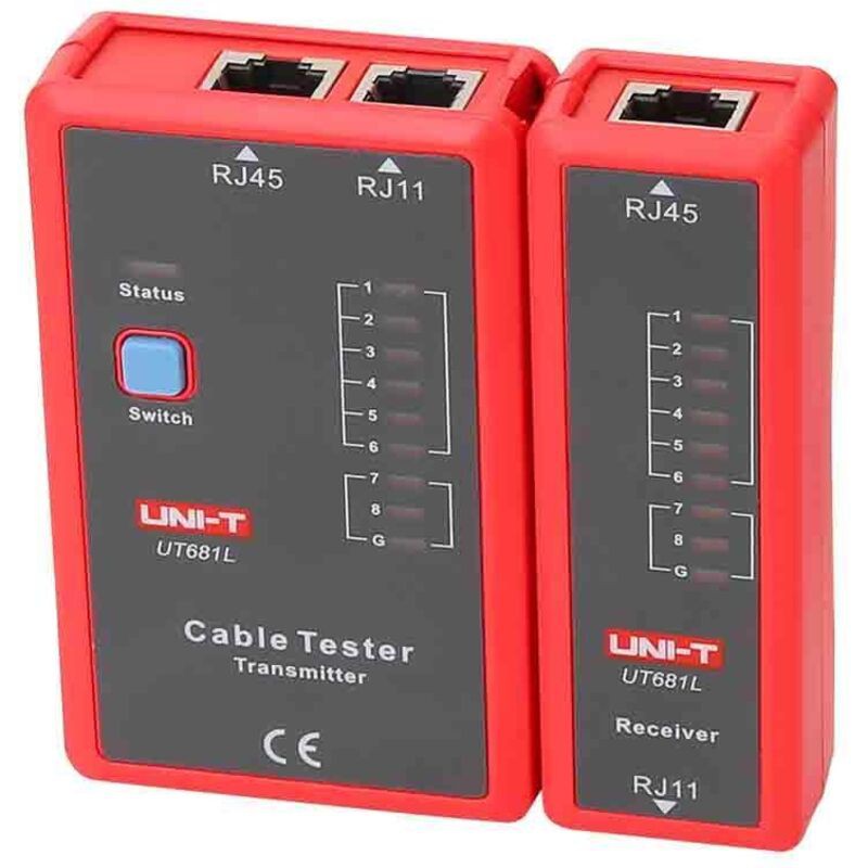 Rj45-netzwerkkabel- Und Rj11-telefonkabeltester Ut681l - Rj45-netzwerkkabel- Und Rj11-telefonkabeltester Ut681l